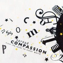 Load image into Gallery viewer, Compassionate One: White Graphic Tee - Designberries