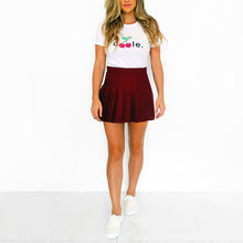 Load image into Gallery viewer, A Juicy. Red. Apple: White Graphic Tees - Designberries