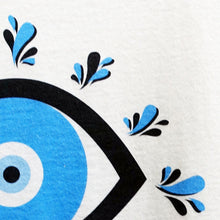 Load image into Gallery viewer, Genuinely Nazar: White Graphic Tees - Designberries