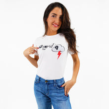 Load image into Gallery viewer, On Cloud 9: White Graphic Tees - Designberries