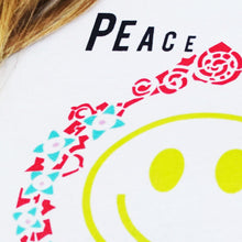 Load image into Gallery viewer, Smile On You: White Graphic Tees - Designberries