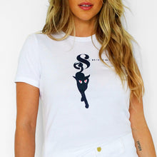 Load image into Gallery viewer, Finally Superstitious: White Graphic Tees - Designberries