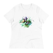 Load image into Gallery viewer, Just Breathe: White Graphic Tees by LaraMari - Designberries