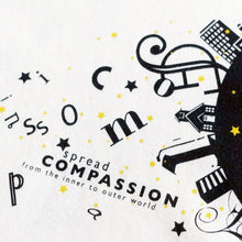 Load image into Gallery viewer, Compassionate One: White Graphic Tee - Designberries

